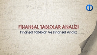 FİNANSAL TABLOLAR ANALİZİ  Ünite 1 Konu Anlatımı 1 [upl. by Eusoj]