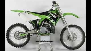 Evolution of Kawasaki kx250 from 1974 to 2008 [upl. by Ylirama]