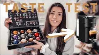 NESPRESSO PODS TASTE TEST WHICH IS THE BEST  NESPRESSO VERTUO NEXT [upl. by Goldston10]