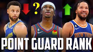 Ranking The Top 10 Point Guards In The NBA mid2024 [upl. by Dee]