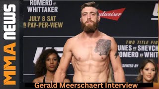 Gerald Meerschaert talks UFC Vegas 96 fight with Edmen Shahbazyan [upl. by Ailhat]