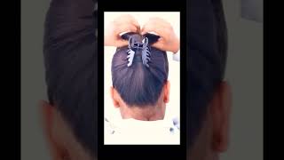 Clutcher juda hairstyle girls shortsvideo [upl. by Llehsyar311]