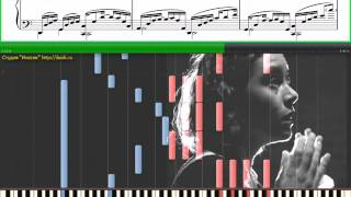 Theme From quotSchindlers Listquot piano tutorial Список Шиндлера  Ноты Видеоурок [upl. by Shere]