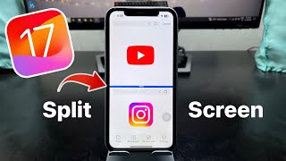 How to Enable Split Screen on any iPhone iOS 17 [upl. by Issiah]