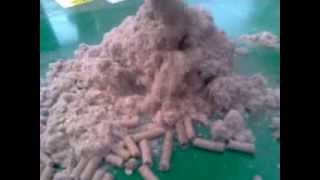 Papierpellets  Making Pellets From Waste  Paper Machine a pellet [upl. by Ainadi]