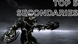 Warframe  My Top 5 Secondary Weapons [upl. by Ennaylil]