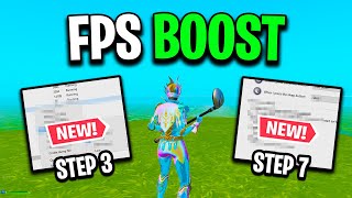 How To BOOST FPS in Fortnite OG Season High FPS amp Less Delay [upl. by Atlee699]