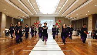 My tennessee waltz Line Dance by Rarayanti Marwan 2017 [upl. by Akerahs]