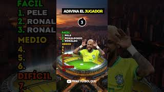 Adivina el jugador brasileño ⭐ adivinaeljugador quizfutbol trivia neymar brazil football [upl. by Gent]