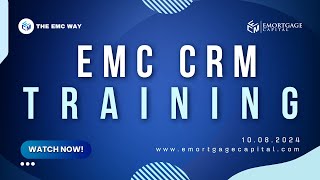 EMC CRM Training  10082024 [upl. by Etnauq]