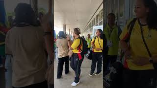 Vanuatu have landed at Honiara international Airport  solomon islands pacific games 2023 highlights [upl. by Duomham]