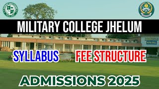 MILITARY COLLEGE JHELUM ADMISSION 8TH 2025 [upl. by Varipapa]