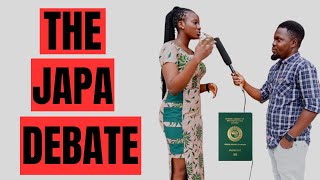 Street Debate with Nigerians on Japa Culture japasyndrome japa [upl. by Enetsirk]