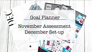 Monthly Goal Planner Setup Happy Planner  December 2023 [upl. by Oigolue440]