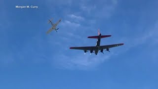 Airplane crash at Travis AFB 2014 airshow [upl. by Idolla]