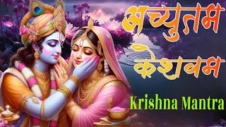 Achyutam Keshavam  अच्युतम केशवम Achyutam Keshavam Krishna Damodaram  Krishna Bhajan krishna [upl. by Anwaf]