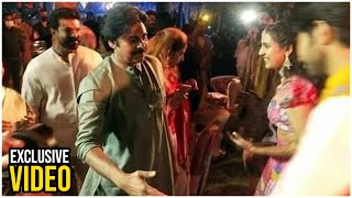 Powerstar Pawan Kalyan Video  Niharika Konidela Mehendi Function  Niharika Konidela Marriage [upl. by Budworth]