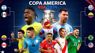 ¿Quién ganará la Copa América 2024🏆  PREDICCIÓN [upl. by Ideih]