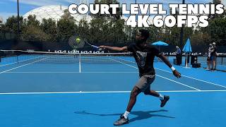 Gael Monfils still got it  2024 Court Level Practice 4K 60FPS [upl. by Irot]