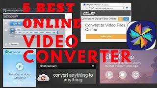 5 Best Online Video Converter 2017 Free [upl. by Atnes]