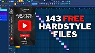 Free Hardstyle Sample Pack  1k Subs Special Sample Pack [upl. by Giffer]