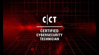 ECCouncil  Certified Cybersecurity Technician  CCT [upl. by Orelia]