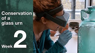 Conservation of a RomanoBritish urn  Episode 2 Investigation [upl. by Karole]