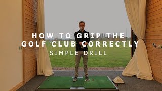 How To Grip The Golf Club Correctly  Very Simple Video [upl. by Hardden400]