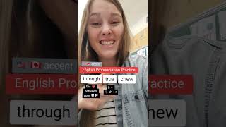 🗣HOW TO PRONOUNCE quotthroughquot vs quottruequot vs quotchewquot in English with a CanadianAmerican 🇨🇦🇺🇸 Accent [upl. by Yniatirb356]