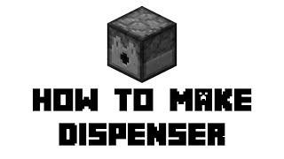 Minecraft Automatic Dispenser Tutorial [upl. by Ahsiyk825]