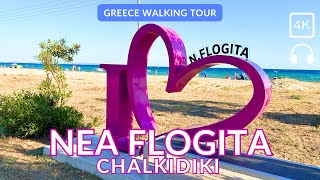 Discover Nea Flogita A Walking Tour in Chalkidiki Greece 4K [upl. by Meir602]