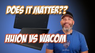 IT DOESNT MATTER OR DOES IT Huion vs Wacom Intuos Pro [upl. by Eilsek]