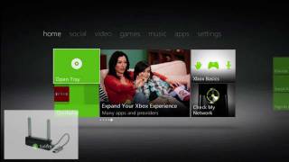 How to Setup XBOX 360 Wireless Adapter XBOX 360 V2 [upl. by Lede]