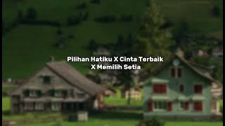 Pilihan Hatiku X Cinta Terbaik X Memilih Setia Tiktok Version [upl. by Ainolloppa395]