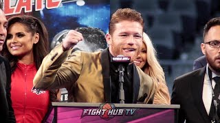 CANELOS FULL POST FIGHT PRESS CONFERENCE  CANELO VS GGG 2 [upl. by Eniamahs305]