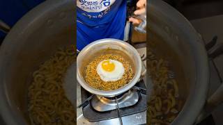 Korean Egg Noodles  Ramyeon 4000KRW  Korean Street Food shortsvideo [upl. by Moran]