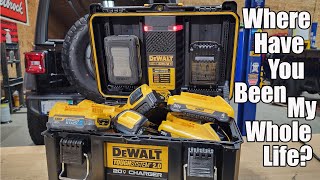 DEWALT TOUGHSYSTEM 20 Dual Port Charger Review DWHT08050 [upl. by Arela]