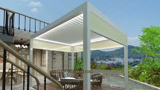 Aden pergola SalespergolaFactory [upl. by Bromley606]