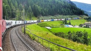 Führerstandsmitfahrt mit Taurus 1216 und RoLa vom Brenner nach Wörgl  Teil 1 [upl. by Skantze793]