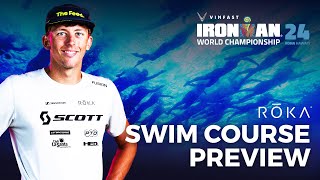 ROKA Swim Course  2024 VinFast IRONMAN World Championship Kona Mens Edition [upl. by Aric]