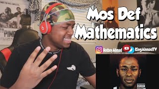 FIRST TIME HEARING Mos Def  Mathematics REACTION [upl. by Ebby]