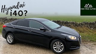 Should You Buy a HYUNDAI i40 Test Drive amp Review 2017 17CRDi SE NAV [upl. by Joachima614]