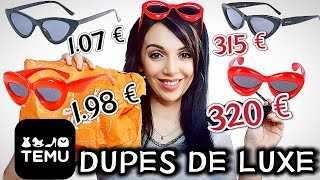 TEMU HAUL  Des dupes de lunettes de soleil de LUXE à petit prix  HALLUCINANT 😱💸🕶 [upl. by Merna]