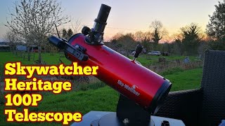 Skywatcher Heritage 100P Tabletop Windowsill Telescope With Dobsonian Mount Unboxing amp Review [upl. by Jackelyn]