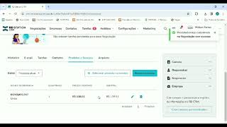 Vídeo 4  RD Station CRM  Cadastrar Produto [upl. by Shieh]