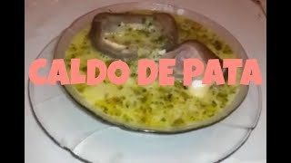 CALDO DE PATAS FACIL DE HACER ESTILO ECUATORIANO 🍲 [upl. by Balkin]