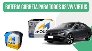 Qual a Bateria Correta para o VW Virtus 2017 a 2023 [upl. by Bertle471]