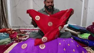 Aaj agaye Pakistani dupatte chunon fabric cheapest pricekatran market ph91071714008459154732 [upl. by Lodovico]