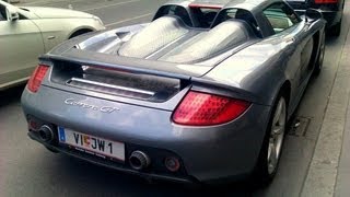 Porsche Carrera GT  Start up little revs and Walkaround in Vienna [upl. by Vevina941]