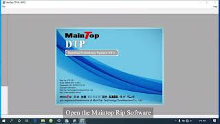 How to use Maintop rip software for printer [upl. by Fontana15]